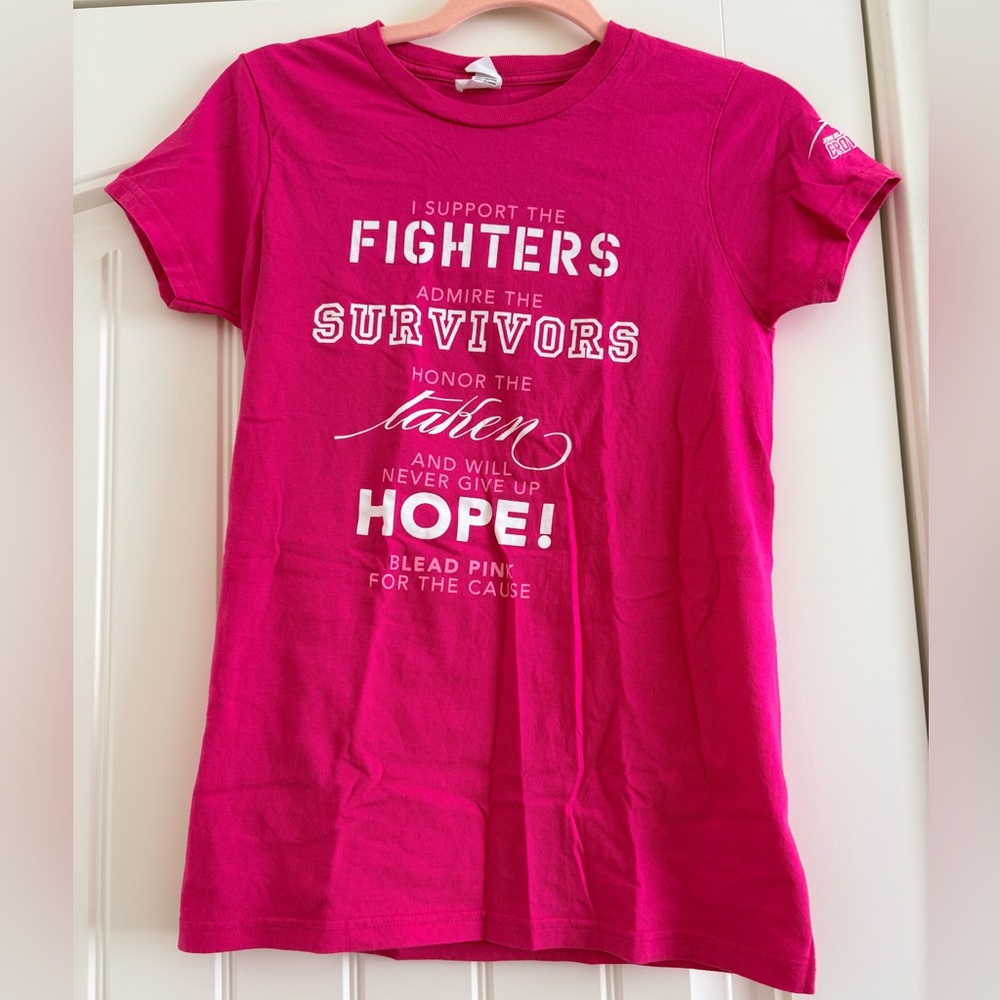 Breast Cancer Awareness Shirt with Inspirational Print
